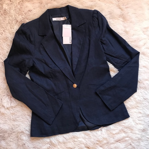 JustFab Jackets & Blazers - Navy Blazer